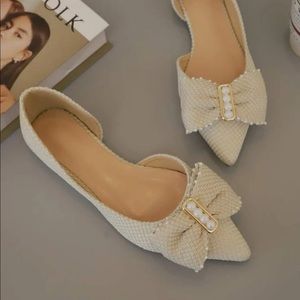 Cream Colored Flats